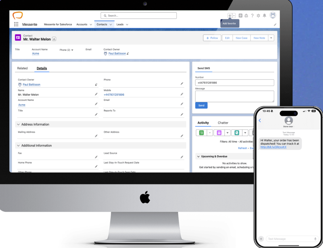 screenshot of Messaging Made Easy